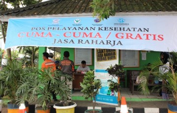 Jasa Raharja Perwakilan Sukabumi Kembali Gelar Pengobatan Gratis