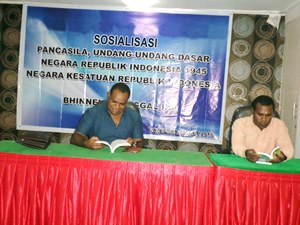 Anggota DPD RI Yanes Murib, MM., Sosialisasikan 4 Pilar Berbangsa & Bernegara di Provinsi Papua