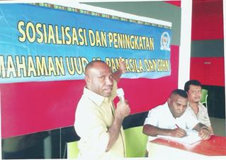 Mesakh Mirin DPD Papua : Sosialisasi Pancasila Memperkuat Persatuan Bangsa