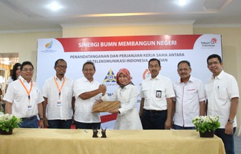Tingkatkan Sinergi BUMN, PT. Telkom Dukung ICT PT. Garam & Perhutani