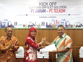 Telkom Kick Off Implementasi Enterprise Resources Planning di PT Garam