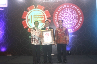 Telkom SLI 007 Raih “The 1st Champion of Indonesia Original Brand 2016”