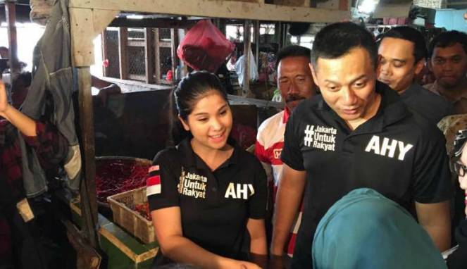 Blusukan di Kelurahan Ancol, Agus Yudhoyono Disambut Iringan Rebana