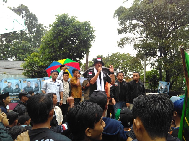 Gerilya Temui Rakyat Saat Hujan, Agus Yudhoyono : Ini Semangat Perubahan