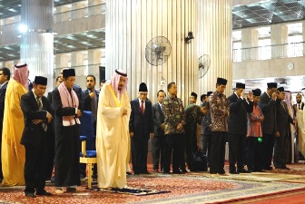 Begini Ungkapan Kekaguman Raja Salman Saat Kunjungi Masjid Istiqlal