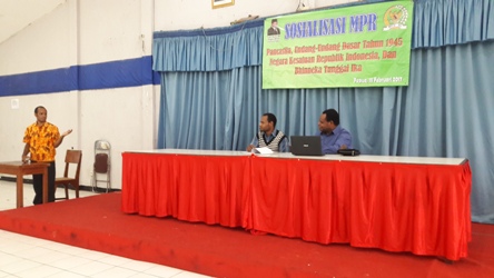 Yanes Murib Sosialisasi 4 Pilar Kebangsaan Untuk Persatukan Umat Beragama