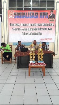 Yanes Murib Sosialisasi 4 Pilar Untuk Mantapkan Pancasila Khususnya Toleransi Antar Umat Beragama