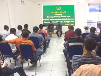 Edison Lambe Sosialisasi 4 Pilar Untuk Perkuat Dasar Negara Pancasila