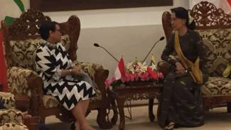 Bertemu Aung San Suu Kyi, 4 Hal Yang Disampaikan Menlu RI Soal Rohingya