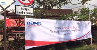 Tingkatkan Antisipasi Aktivitas Gunung Agung, Telkom Siapkan Rencana Mitigasi Infrastruktur Telekomunikasi di Bali