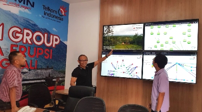 Erupsi Gunung Agung, TelkomGroup Tingkatkan Pengamanan Infrastruktur Telekomunikasi di Pulau Bali