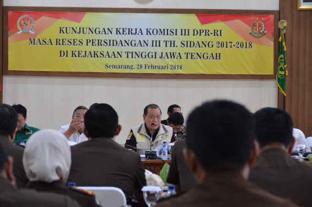Komisi III DPR RI Bahas Optimalisasi Tugas Kejaksaan Tinggi Jawa Tengah