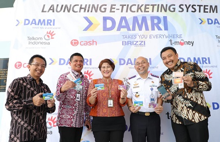 Perum Damri Gandeng Telkom Luncurkan Layanan E-Ticketing Untuk Kemudahan Transportasi ke Bandara Soetta
