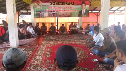 Muhammad Iqbal Sosialisasi 4 Pilar Guna Tingkatkan Partisipasi Politik Masyarakat