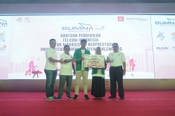 BUMN Goes to Campus 2019, Direksi Telkom Berbagi Inspirasi & Motivasi Dengan 3.000 Mahasiswa Palembang