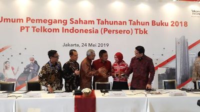 RUPST Telkom Tahun Buku 2018, Payout Ratio 90%, PT. Telkom Bagikan Dividen Sebesar Rp 16,23 Triliun