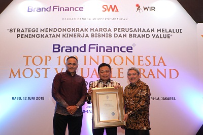 Most Valuable Brand 2019, Telkom Peringkat 1 Brand Paling Bernilai di Indonesia & Asia Tenggara